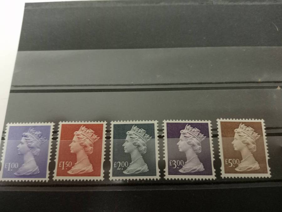 GB-QEII MACHIN HIGH VALUES-SUPERB UMM