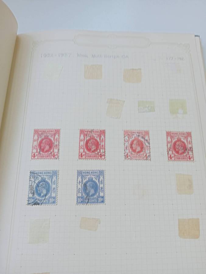 HONG KONG AND GOOD EARLY INDIA ON PAGES-SEE MANY BELOW-VERY NICE !!