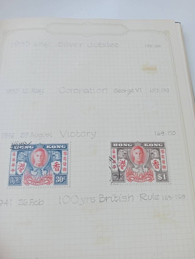HONG KONG AND GOOD EARLY INDIA ON PAGES-SEE MANY BELOW-VERY NICE !!