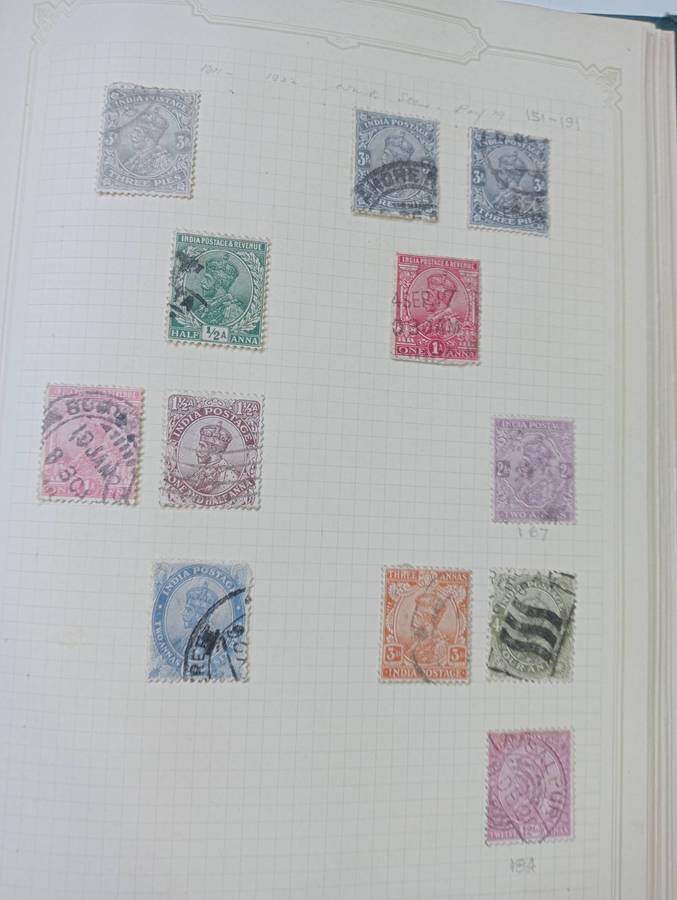 HONG KONG AND GOOD EARLY INDIA ON PAGES-SEE MANY BELOW-VERY NICE !!