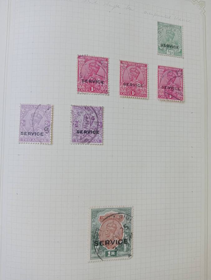 HONG KONG AND GOOD EARLY INDIA ON PAGES-SEE MANY BELOW-VERY NICE !!