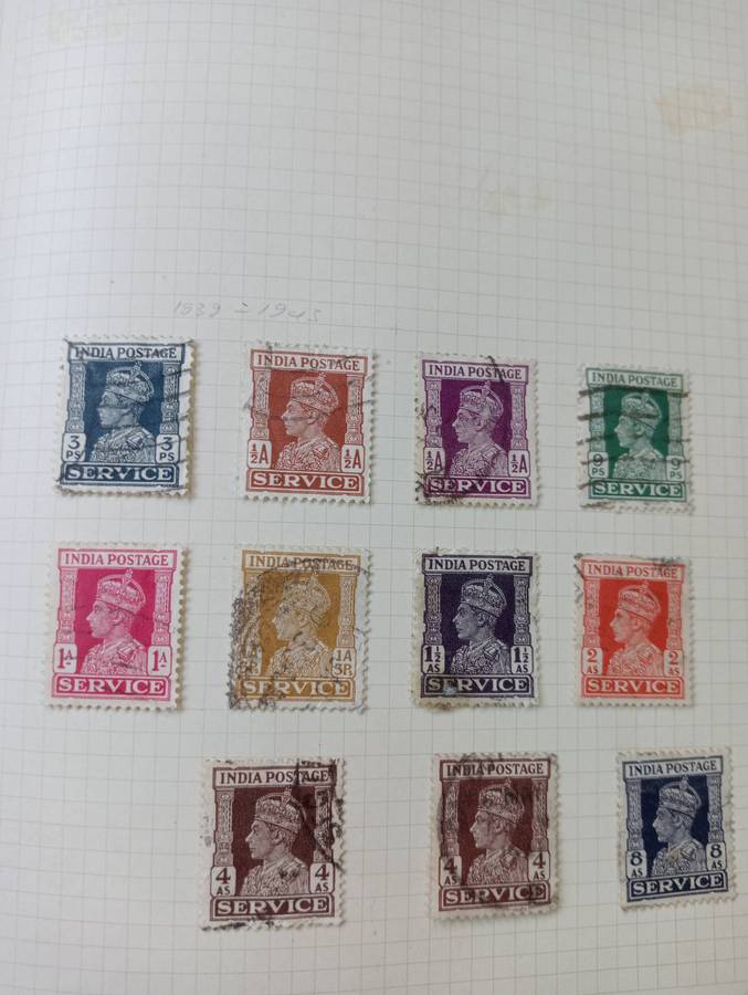 HONG KONG AND GOOD EARLY INDIA ON PAGES-SEE MANY BELOW-VERY NICE !!
