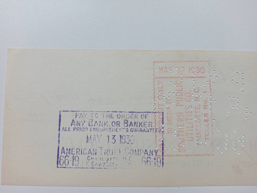 USA 1926-30 NICE GROUP OF CACHETTS ON CHECKS