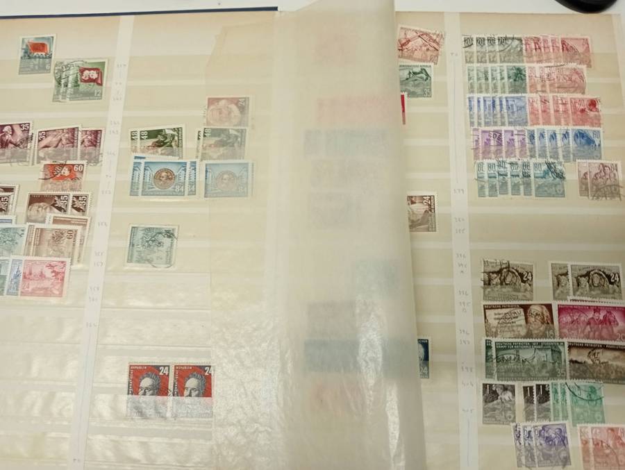 GERMANY-HUGE AMOUNT IN STOCK BOOK-EARLIES TO MID PERIOD-BIG VALUE HERE.Many piled up.