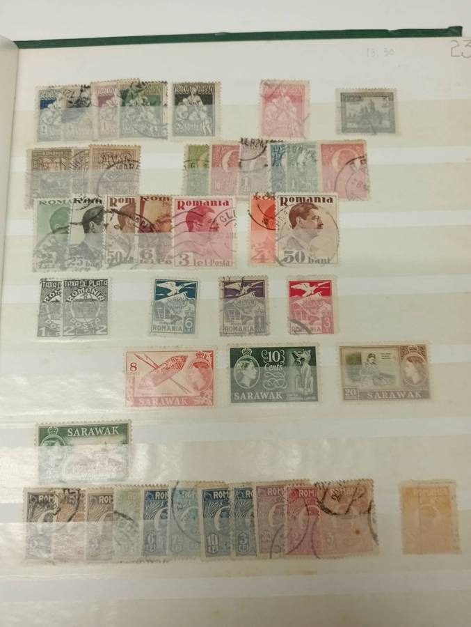 STOCK BOOK WITH A WORLD MIX