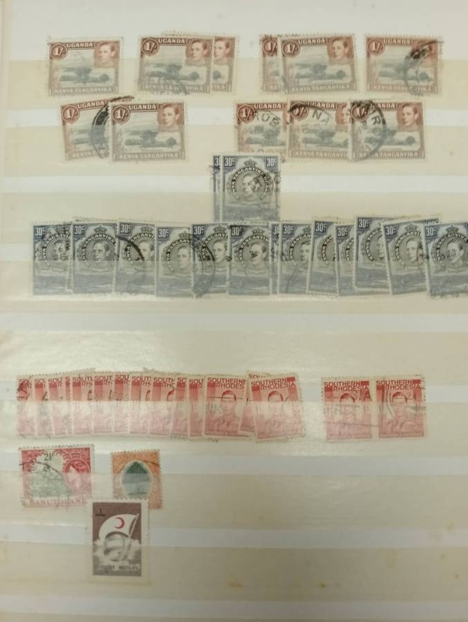 STOCK BOOK WITH A WORLD MIX