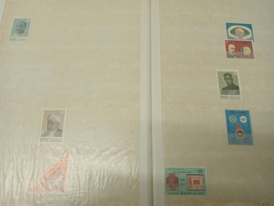 LARGE STOCK BOOK-SRI LANKA-MANY UMM/used ISSUES AND MINI SHEETS