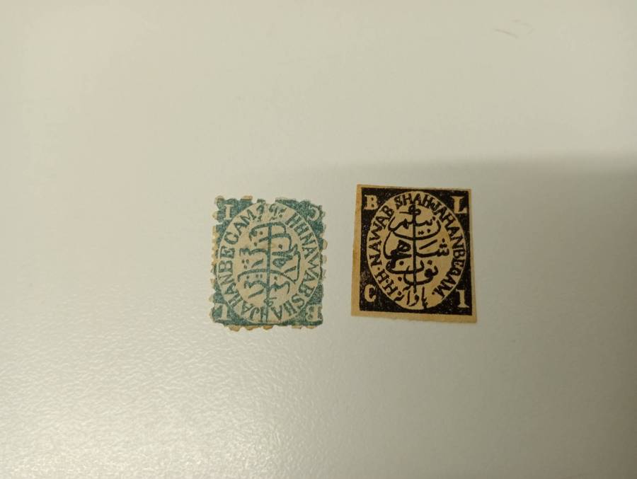 INDIAN STATES-TWO EARLIES , SOLD AS IS