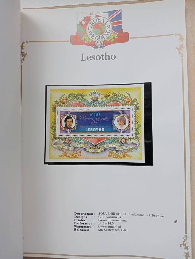 LADY DI-ALBUM MANY PRE-PRINTED PAGES + ISSUES,M/SHEETS ETC NOT ALL SHOWN