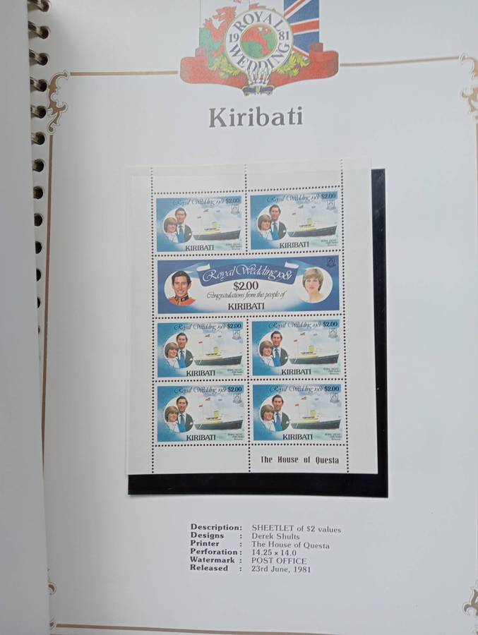 LADY DI-ALBUM MANY PRE-PRINTED PAGES + ISSUES,M/SHEETS ETC NOT ALL SHOWN