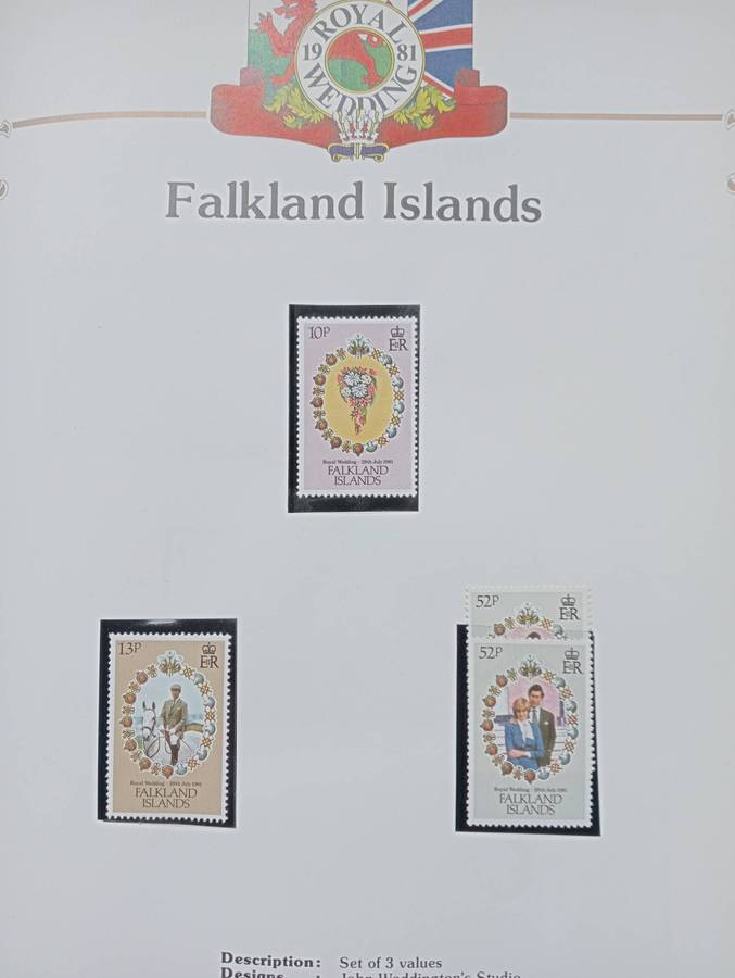 LADY DI-ALBUM MANY PRE-PRINTED PAGES + ISSUES,M/SHEETS ETC NOT ALL SHOWN