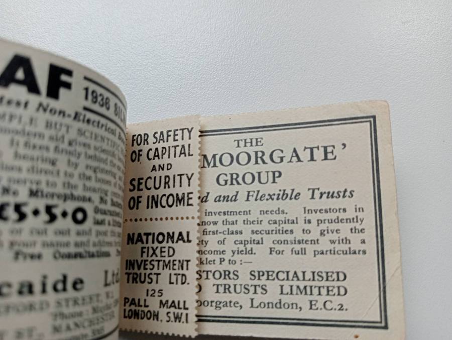 GB-VERY SCARCE KGV BOOKLET-MOST STAMPS REMOVED-SEE BELOW