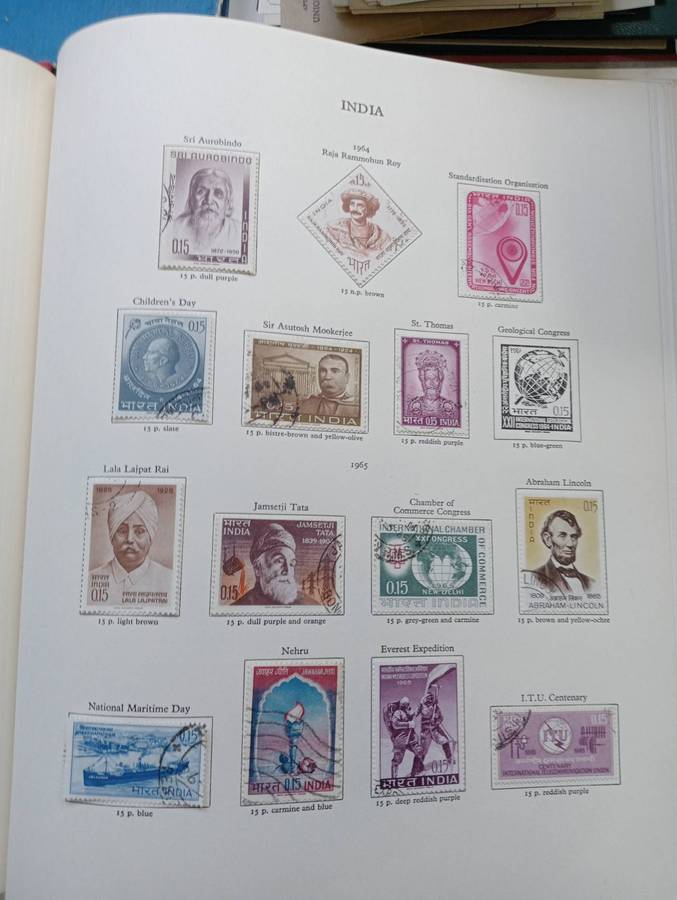 PRE-PRINTED COMMONWEALTH WITH plenty  SETS etc-NB MANY EMPTY PAGES BUT PLENTY STAMPS-NOT ALL SHOWN