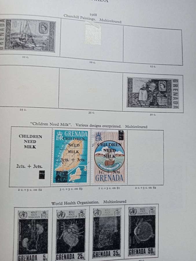 PRE-PRINTED COMMONWEALTH WITH plenty  SETS etc-NB MANY EMPTY PAGES BUT PLENTY STAMPS-NOT ALL SHOWN