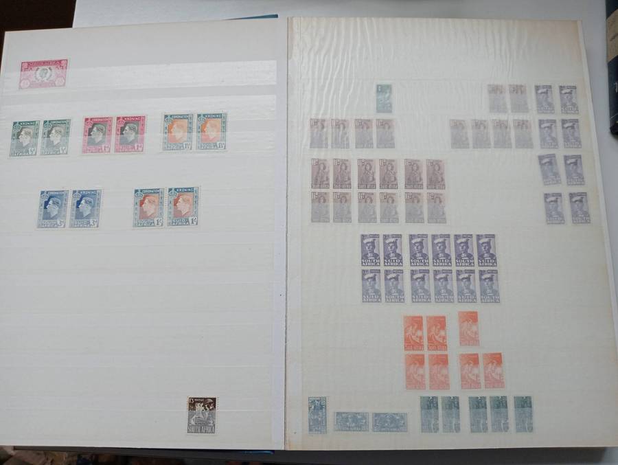 UNION BLOCKS AND RSA DEF.BLOCKS-VERY FINE MINT IN CLEAN STOCK BOOK-MANY ITEMS