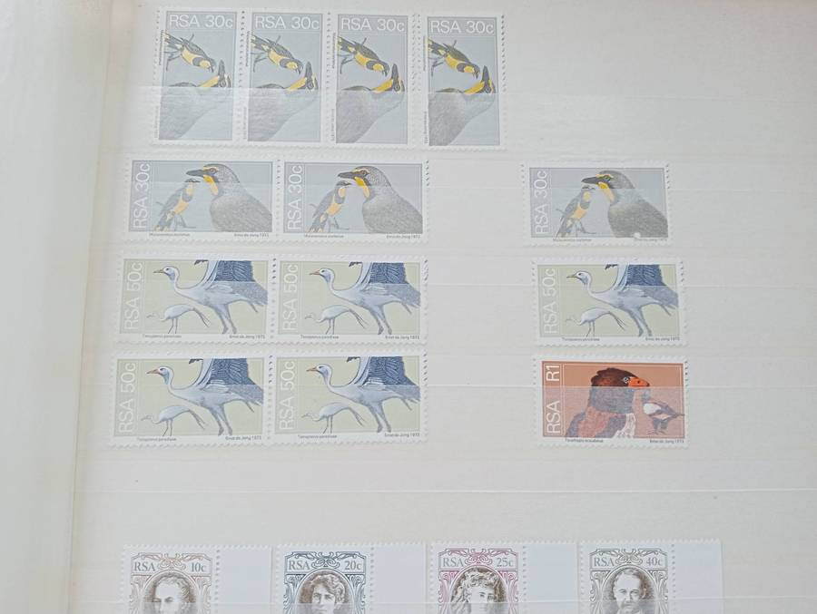 UNION BLOCKS AND RSA DEF.BLOCKS-VERY FINE MINT IN CLEAN STOCK BOOK-MANY ITEMS