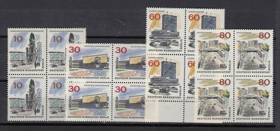 BERLIN-1965 SUPERB UMM BLOCKS