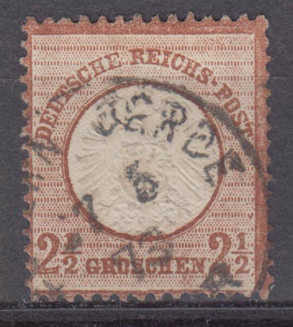 GERMAN EMPIRE ALL THE LISTED ISSUES ON AUCTION-THIS SG 21 SUPERB USED   R3100.00  -SEE BACKS BELOW
