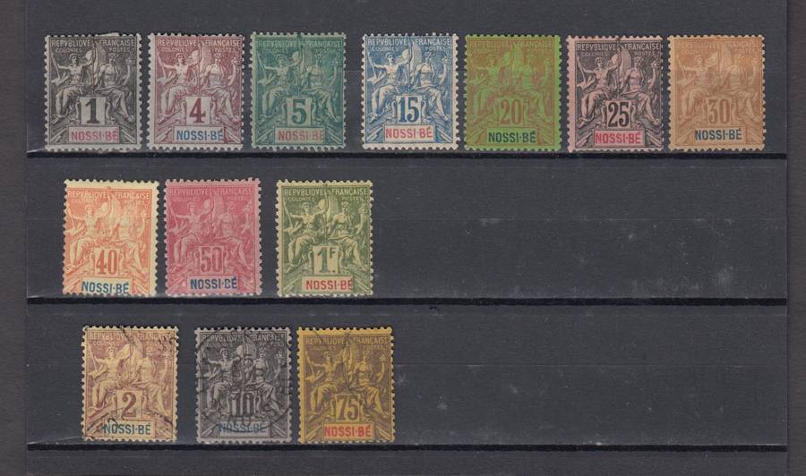 NOSSI BE- 1894 SCARCE SET VFM/U H.R.   R3800.00