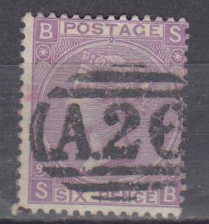 GB USED IN GIBRALTAR-SCARCE SGZ46 VFU  R820.00