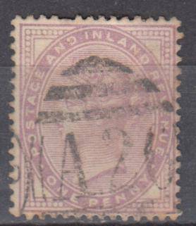 GB USED IN GIBRALTAR-SCARCE SGZ76 " 14 DOTS " VFU  R1180.00