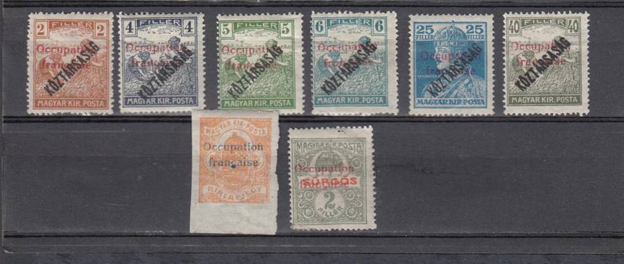 FRENCH OCCP. OF HUNGARY,ARAD- scarce lot  R1200.00