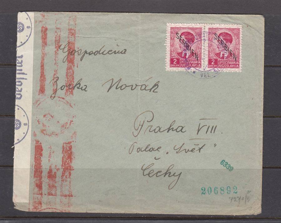 GERMAN OCCP. SERBIA VERY SCARCE cover