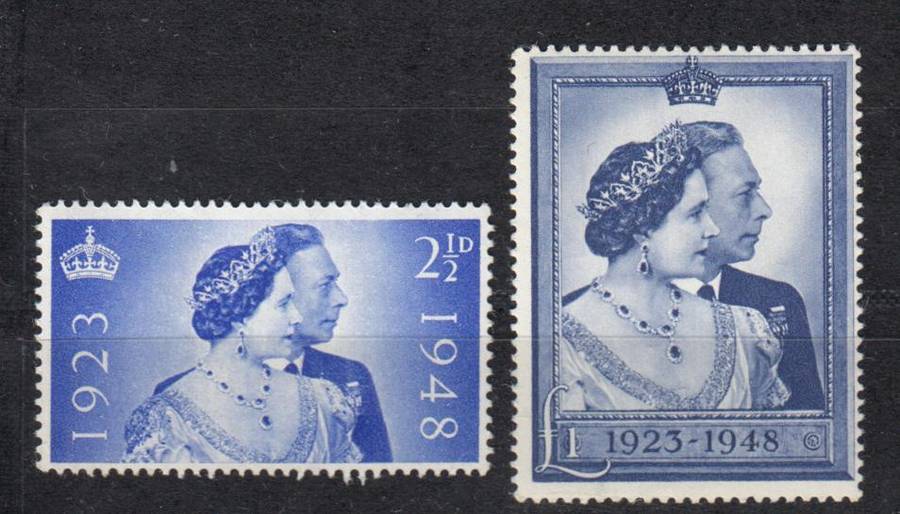 MANY UNMOUNTED MINT  " SILVER WEDDING " KGVI SETS ON AUCTION TODAY-SEE THEM ALL !!!