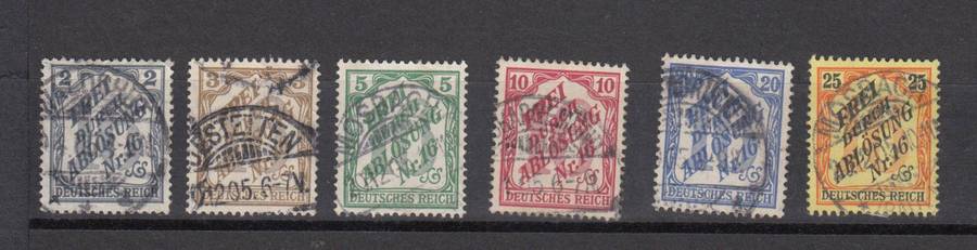 REICH-SCARCE official set 1905  superb used