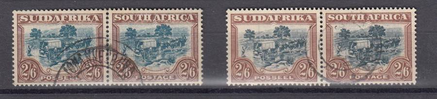 UNION- SACC 50a { SCARCE } AND 50c VFU     R2500.00