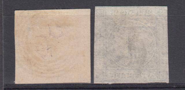 BADEN- VERY SCARCE  SG1a AND 8 superb used BLACK ON BUFF included  R11 400.00