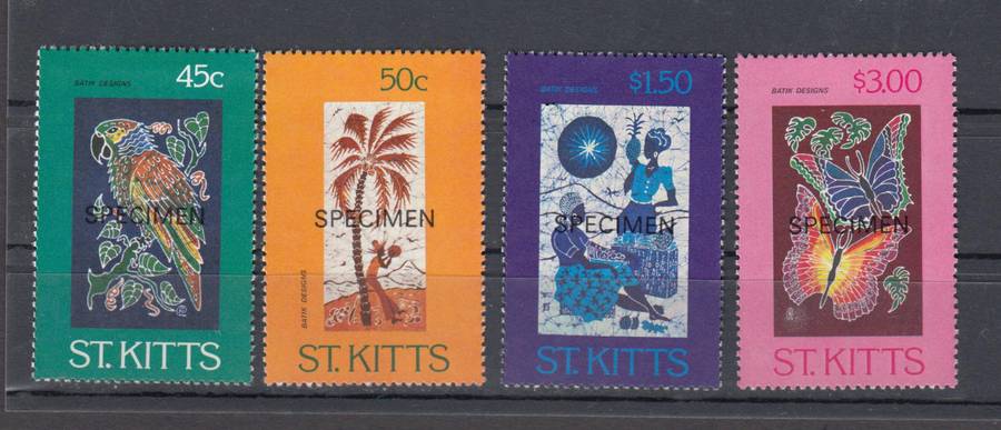 ST.KITTS -   SET SUPERB UMM " SPECIMEN SET "