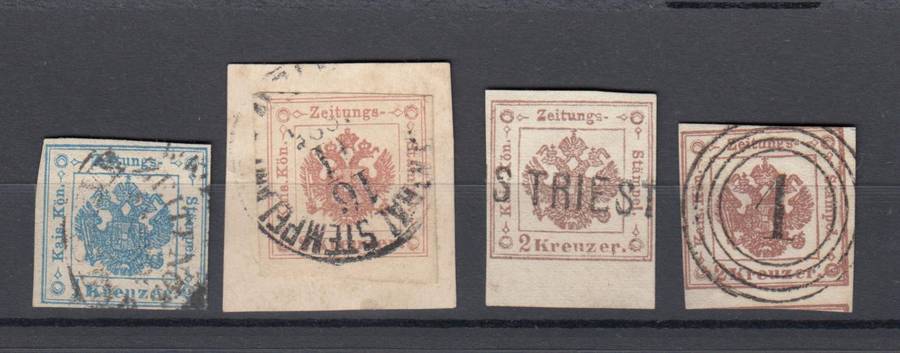 AUSTRIA-BACK OF THE BOOK ONE USED " TRIEST "