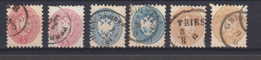 AUSTRIA-1867 SUPERB USED LOT   R1080.00