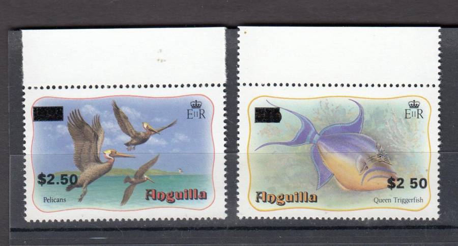 ANGUILLA-TWO DIFFICULT STAMPS UMM !!