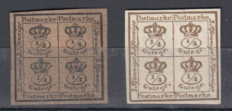 GERMAN STATES-R3240.00    BRUNSWICK SG 12 SCARCE shades mint-no gum