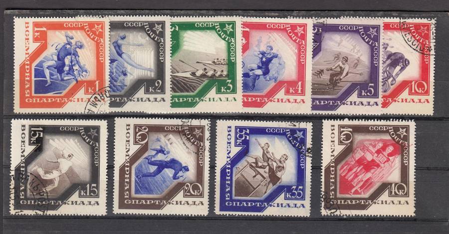 RUSSIA-1935 SCARCE SET VFU CTO  R1790.00