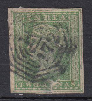 INDIA-QV SCARCE STAMP !! SMALL RUB OTHERWISE FINE USED