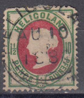 HELIGOLAND-SCARCE SG14  VFU   R850.00