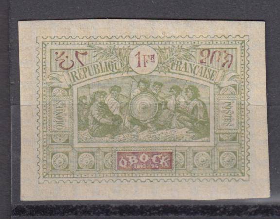 OBOCK SG 77 SUPERB MINT LIGHT H.R.  R430.00