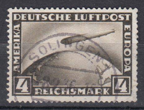 GERMANY-SCARCE ZEPPELIN SG 445 VFU  R1540.00