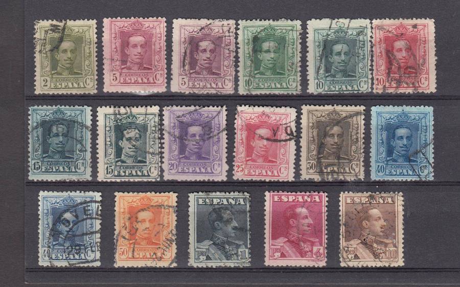 SPAIN-1922 VFU set with shades  R910.00