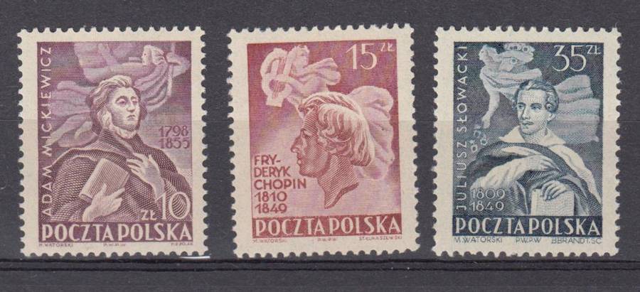 POLAND-1949 SET SUPERB UMM