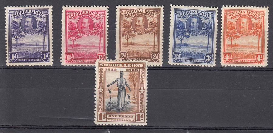 SIERRA LEONE VFM LOT-LIGHT H.R.