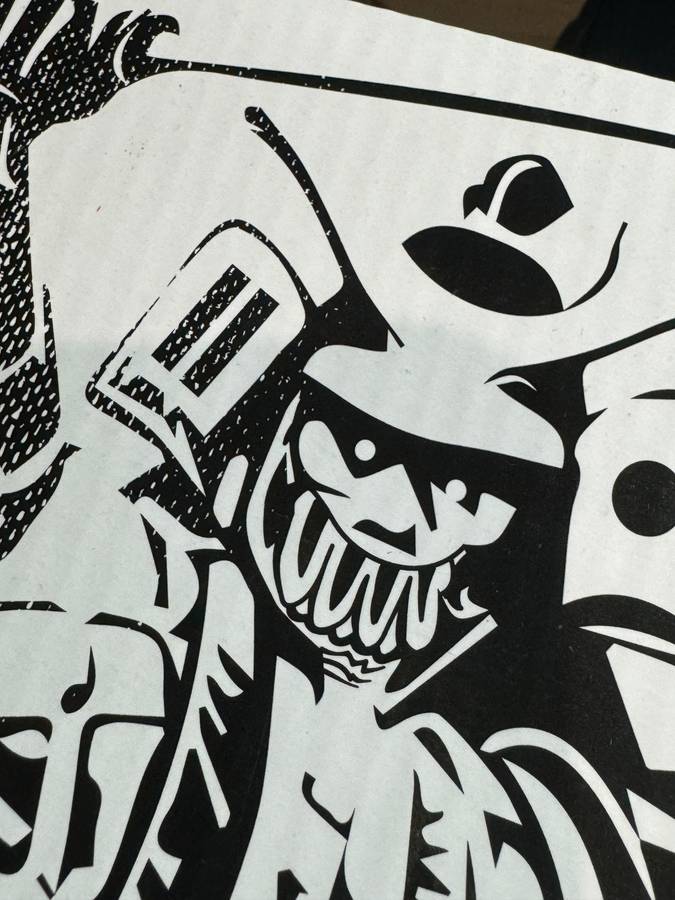 Black Ronin Combat Wakizashi Sword w/Black StoneWash Blade