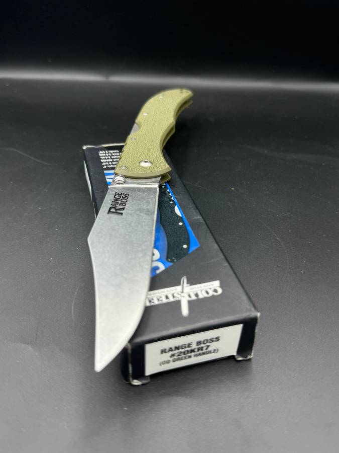 Cold Steel Range Boss OD Green w/StoneWash Blade