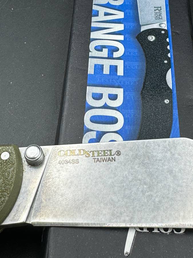 Cold Steel Range Boss OD Green w/StoneWash Blade