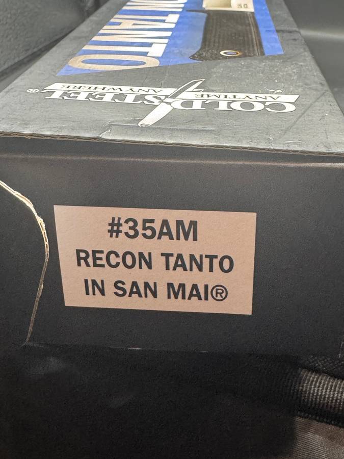 COLD STEEL RECON TANTO (VG-10 SAN MAI)
