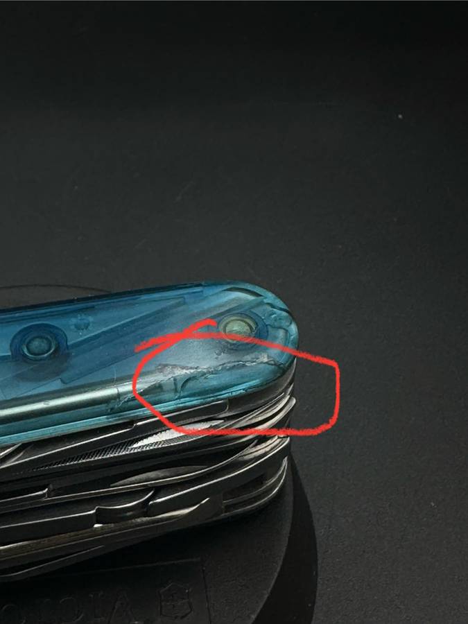 Victorinox CyberTool L With Fold-Out Bit Case - Transparent Aqua , 91mm