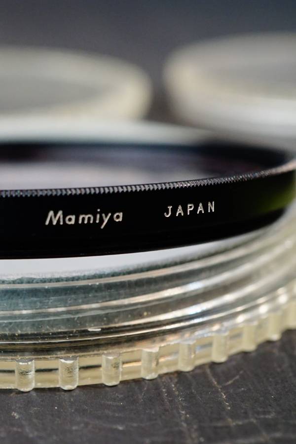 **Mamiya OEM** Set of 77mm Mamiya Filters Orange S 056 2c, SL-1B, YG C **Great Condition**